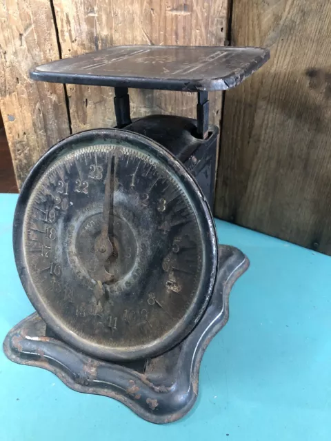 Antique Delmar Family 24-pound Scale/Works/Patented May 1, 1906/Read Description