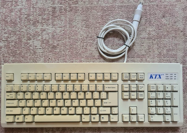 KTX ATX Keyboard with PS/2 Adapter (Model: KB-9000)