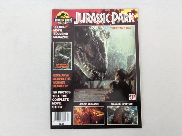 Jurassic Park Official UK Movie Souvenir Magazine 1992 Free Postage