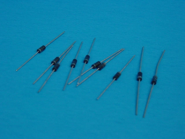 100 Pezzi Di Diodi Raddrizzatori 1N4004, 1A 400V, Foro Passante DO-41, Per Esperimenti, Manutenzione E Produzione Elettronica