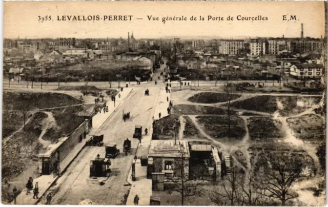 CPA LEVALLOIS-PERRET general view of the Porte de Courcelles (1272479)