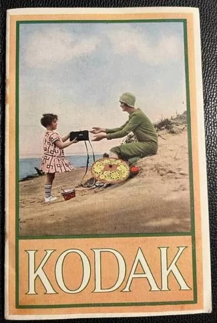 Early Kodak  Summertime Advertising Camera Booklet - 1927