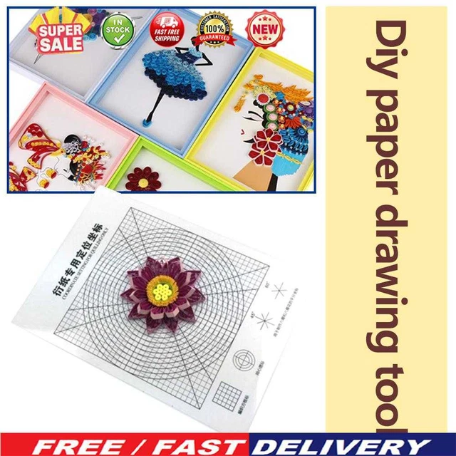 Release Drawing Locating Paper Craft Quilled Setting for DIY Paper Handmade Tool