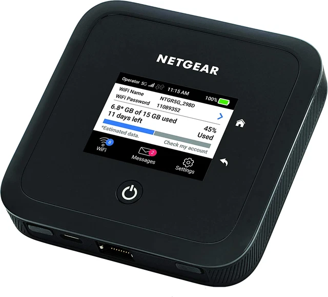 Netgear Router 5G Con Sim Slot Mr5200, 4G Router Wifi Portatile, Nighthawk Modem