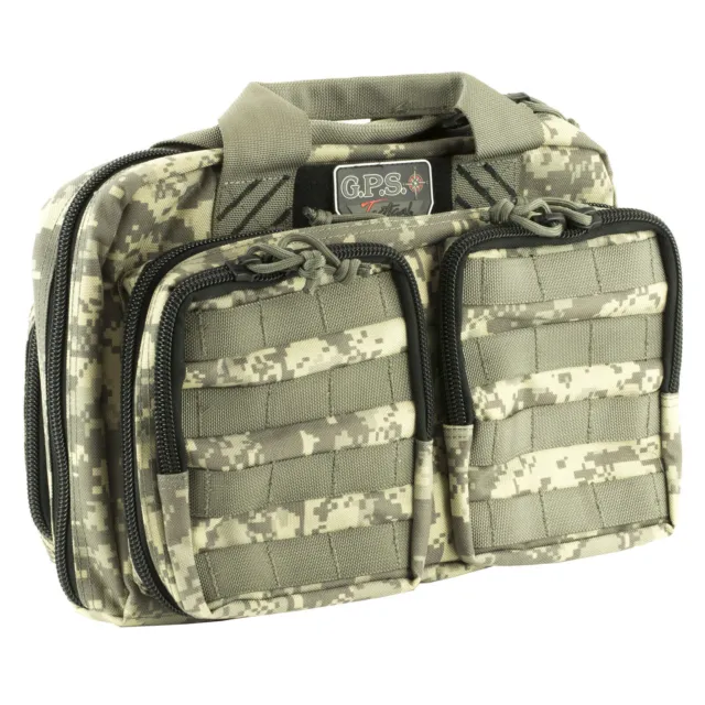 GPS Goutdoors Tactical Quad + 2 Pistol Range Bag Fall Digital Camo - T1309PCDC