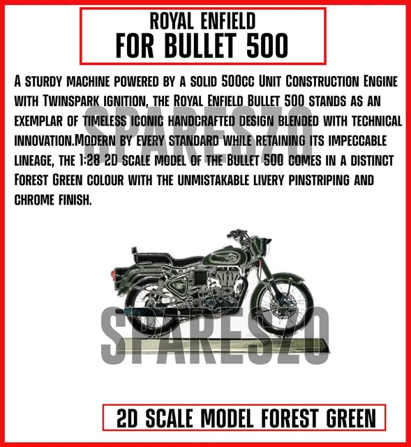 ROYAL ENFIELD &2D SCALE MODEL