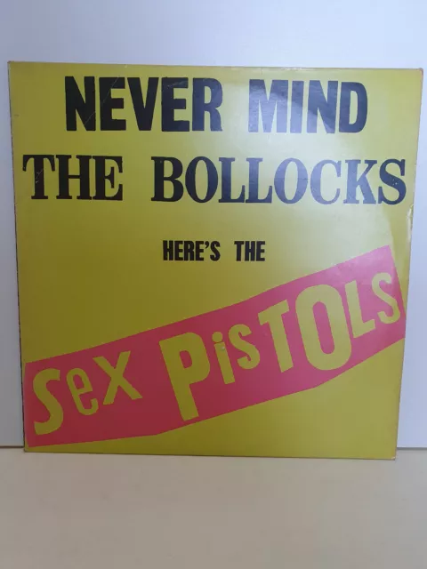 Lp 33T Never Mind The Bollocks Here's The Sex Pistols Uk 1977 Press V2086 Ex