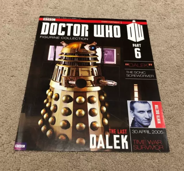 Eaglemoss. Doctor Who. Last Dalek. Figurine Collection. Issue 6. Magazine Only