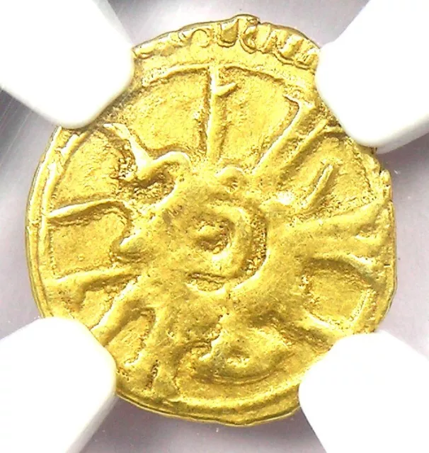 1105-1154 Italy Sicily Gold Tari Roger II Coin - Certified NGC AU58 - Rare!