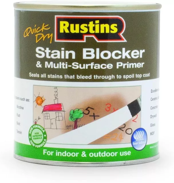 RUSTINS Stain Blocker & Multi-Surface Primer 250ml