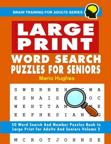 LARGE PRINT WORD Search Puzzles For Seniors Vol 2 50 Word Search ...