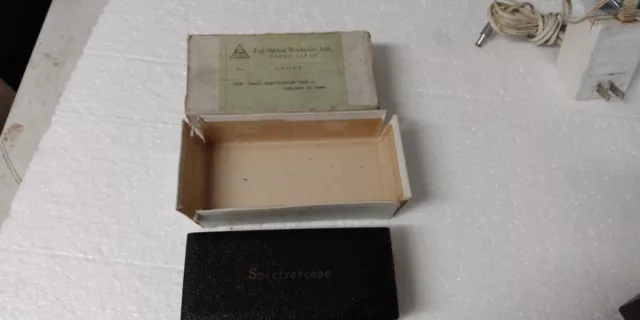 Vintage FUJI Japan SPECTROSCOPE with Case and original box!