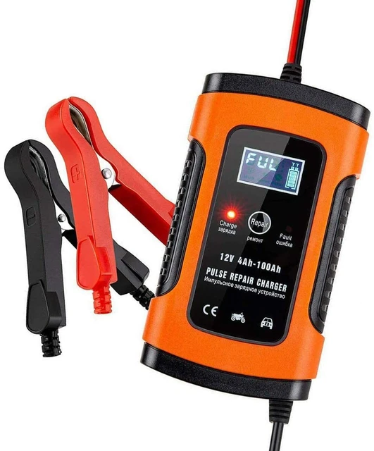 Chargeur De Batterie Intelligent Voiture Auto Moto Automatique Charge 12V Rapide