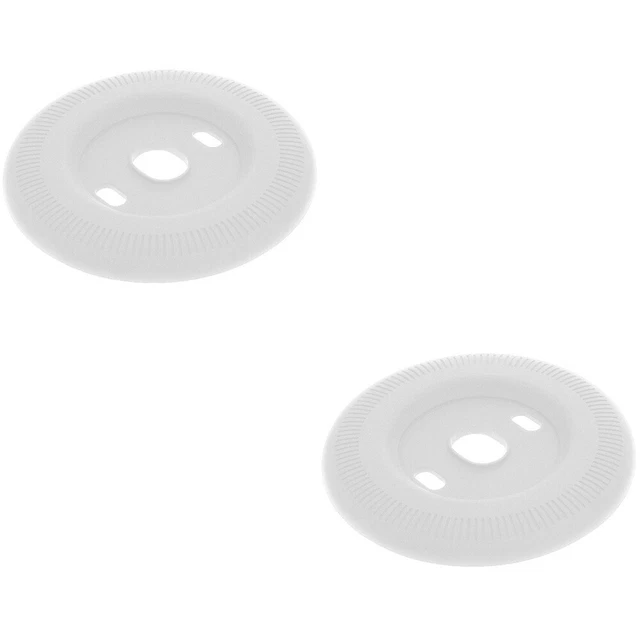 Set 2 Weiß Kieselgel Thermostatabdeckung Wechselstromthermostate Für Zu Hause