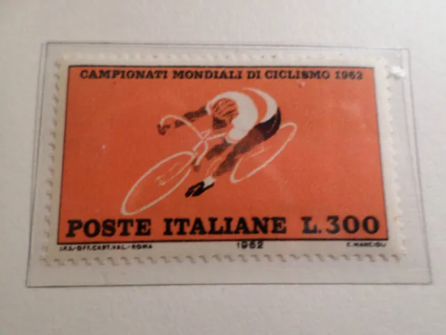 ITALIE ITALIA 1962, timbre 870, SPORT, CYCLISME, CYCLING, neuf**, MNH stamp