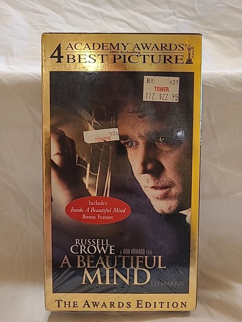NEW - A Beautiful Mind -Russell Crowe -VHS Tape- Awards Edition Buy 2 ...