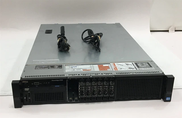 Dell PowerEdge R720 E14s 2x Xeon E5-2660 2.8GHz 128Gb 2x PSU 1x Perc Controller