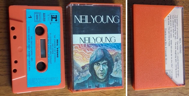 K7 Audio tape NEIL YOUNG " THE EMPEROR OF" ORANGE 1975 FILIPACCHI Y444 059 EX/EX