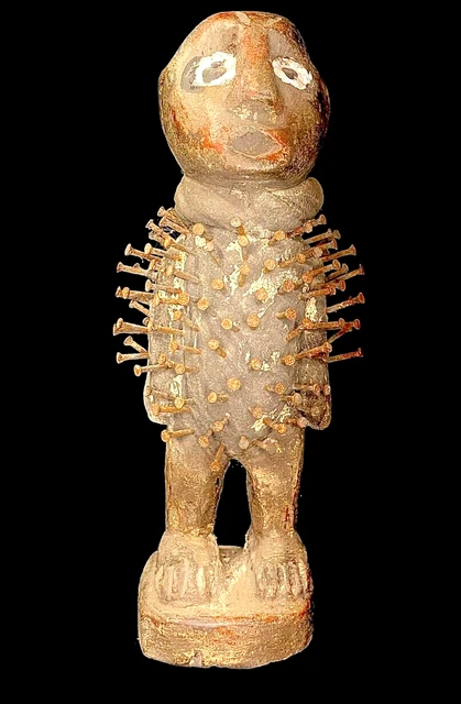 African known as the nganga Power figure Nkisi Nkondi Mangaaka 19th century-6662