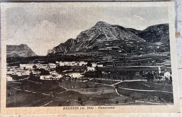 Breonio panorama viaggiata 1950 Verona
