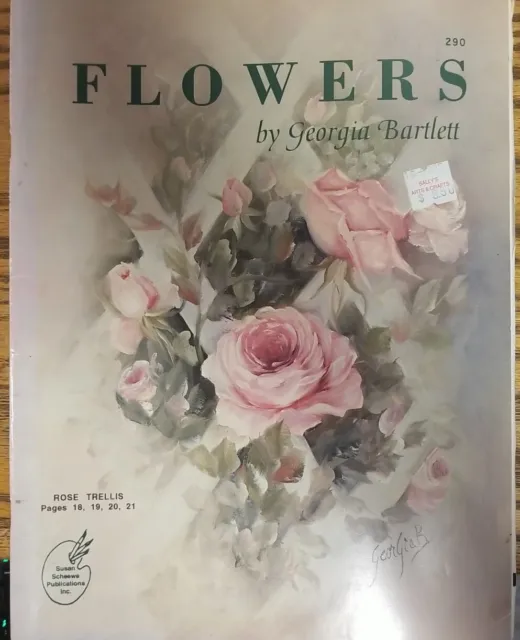 Patrones de guía de pintura de flores de Georgia Bartlett