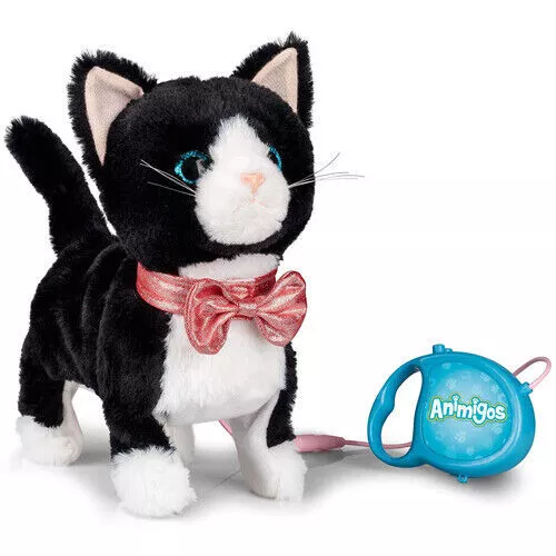 ANIMIGOS KITTEN Mischievous Moggie Virtual Interactive Plush Pet Cat Xmas Gift