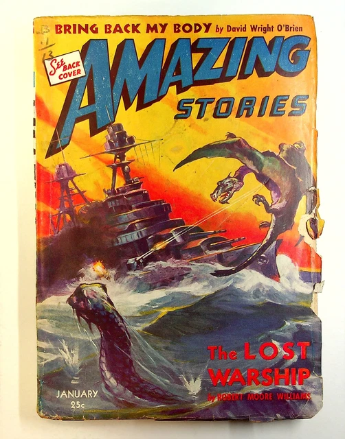 Amazing Stories Pulp Jan 1943 Vol. 17 #1 GD/VG 3.0 RESTORED