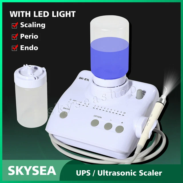 Fit Woodpecker EMS Dental Ultrasonic Piezo Scaler +LED Handpiece 110/220V ux'