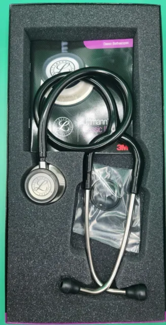 3M Littmann Classic III Monitoring Stethoscope 27" Black 5620