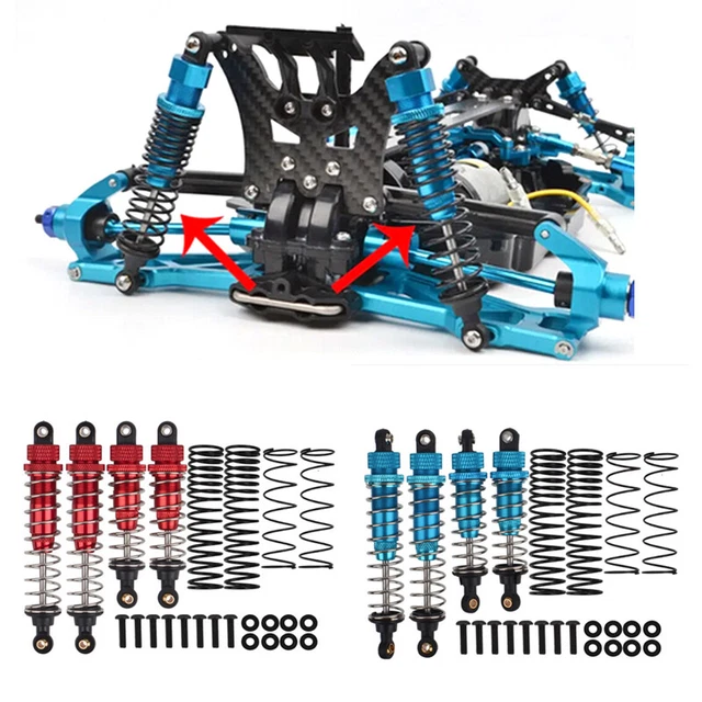 Aluminum Oil Shock Damper For 1/10 Buggy Tamiya DT-02 DF-02 DT-03 TT-02B Chassis - Foto 12