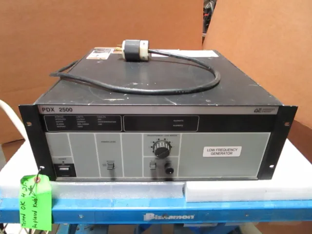 Advanced Energy PDX 2500 RF Generator 3156012-101B Novellus 27-047499-00, 117538