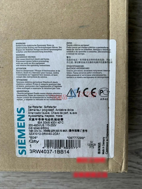 1PCS NEW Siemens 3RW4037-1BB14