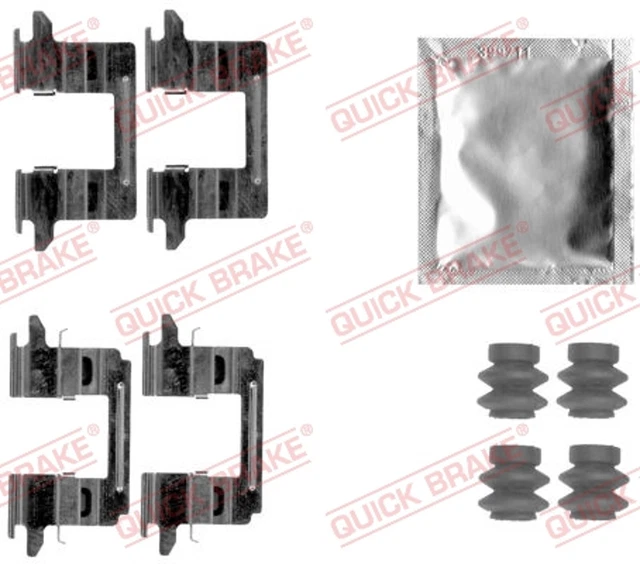 Kit Pastiglie Freni QUICK BRAKE 109-0053 Per Nissan Qashqai, Renault Megane, Kadjar - Compatibile Con Modelli 2013-2021 - Foto 6