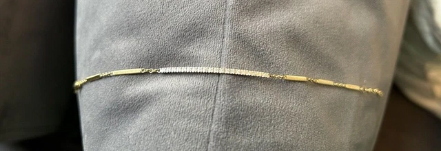 marco bicego 18k bracelet with diamond bar marco bicego 18k bracelet with diamond bar