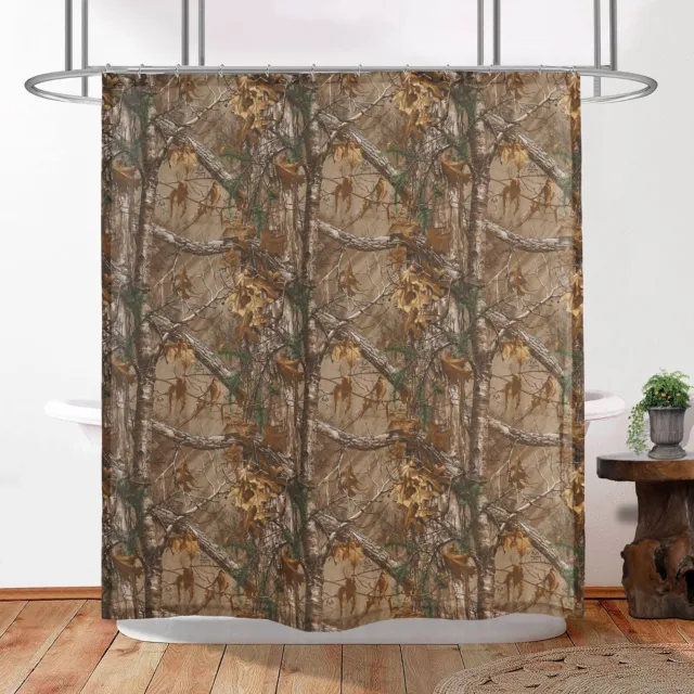 Realtree Xtra Camouflage Bathroom Shower Curtain Camo Bath Curtains 72 x 72