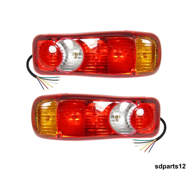 Paire De 2 FEUX DE GABARIT Pour Camion, Remorque, Van - Blanc - Neuf - Easy Link