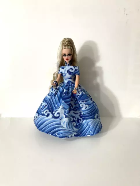 Custom Topper Dawn Doll  ~Blond Dawn in Crystal Waves Elegant Evening Gown!~