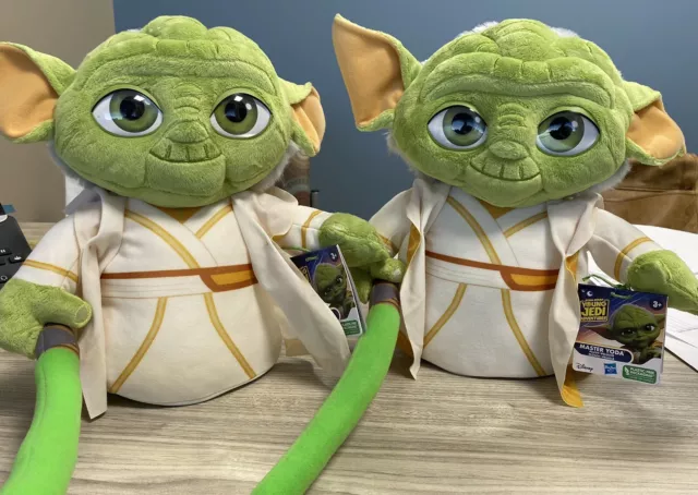 2 Star Wars: Young Jedi Adventures Master Yoda Plush, Plush, Toys, Preschool...