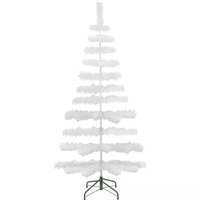 5FT White Christmas Feather Tinsel Tabletop Christmas Tree Xmas Tree 60''