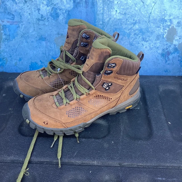 VASQUE TALUS ULTRA Dry Mens Size 9 med Brown Leather Ankle Hiking Boots