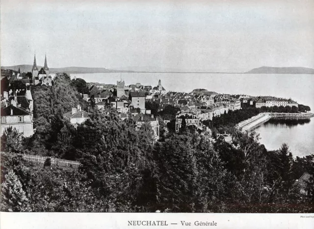 CH Neuchâtel Chaux-de-Fonds Travers 1896 orig vues photogr. Le Locle Les Brenets