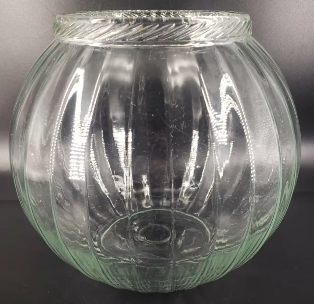 Vintage 1924 Hoosiers Sellers Colonial Cracker Jar Depression Glass