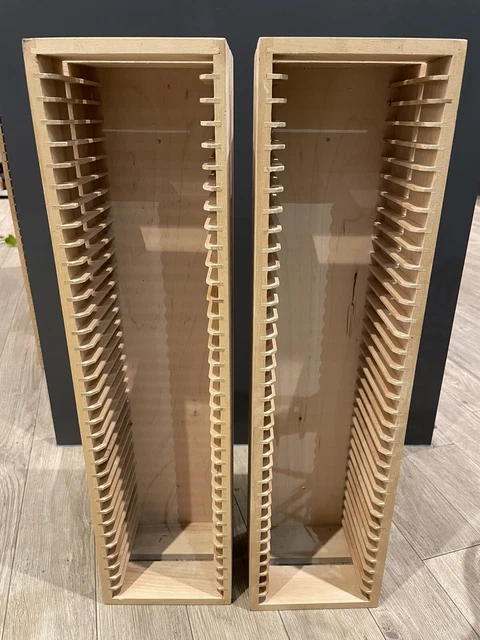 2 x IKEA BOALT CD Racks. wall Mount Free Standing Storage