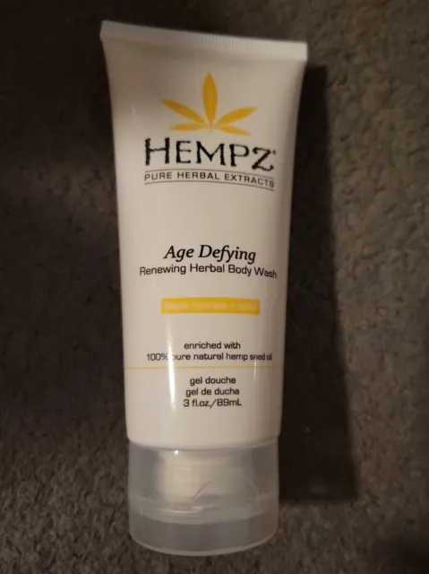 NEW & SEALED! HEMPZ AGE DEFYING RENEWING HERBAL BODY WASH Helps Hydrate & Tone