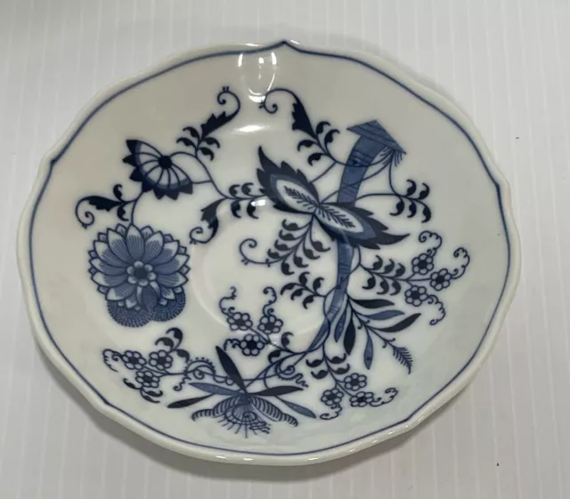 Vintage Blue Danube Blue Onion Pattern Japan Saucer 5-1/2" Mint