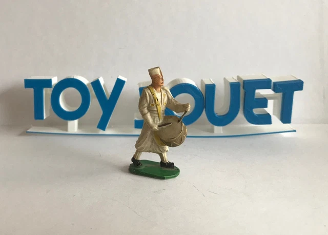 Lot De Petits Soldats En Plastique Anciens (Starlux, Clairet, Jim...) échelle 1/32 (60mm) - Occasion Neuf Mais Ancien