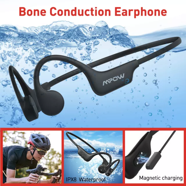 Knochenleitungs Drahtloses Kopfhörer Bluetooth 5.3 Kabellos Stereo-Sport-Headset