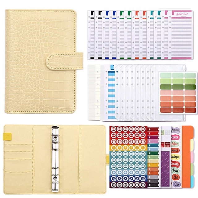 Coccodrillo Modello A6 Cuoio 'UNITÀ di Elaborazione Raccoglitore DIY Copert G2I3