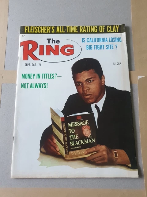 Vintage Boxing The Ring Magazine 1971 September-October (TRM.B8)