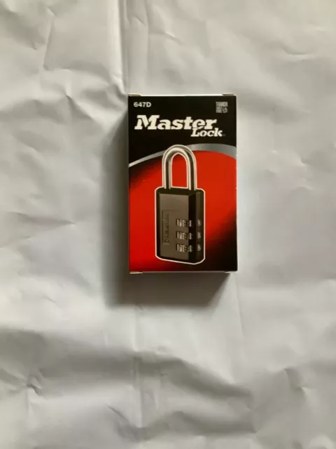 Master Lock 647D, Set Your Own Combination, 15/16”, 24mm